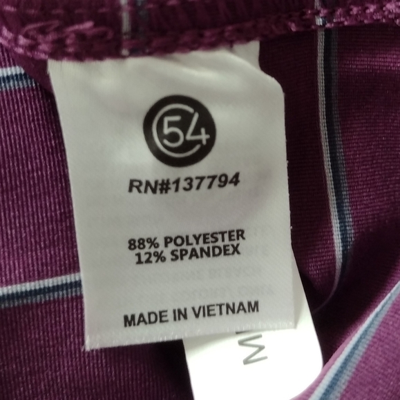 Chase 54 Men's Notion Striped Golf Polo Small - Picture 12 of 12